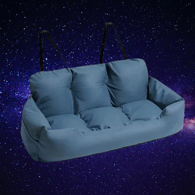 SiĂšge auto pour chien bleu