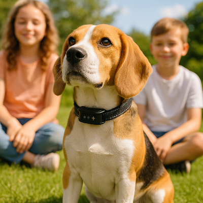 beagle collier anti aboiement pour chien