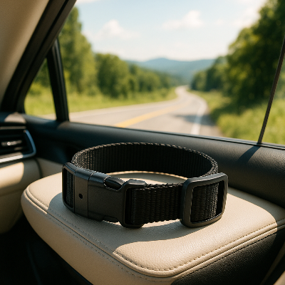 Collier anti aboiements voiture