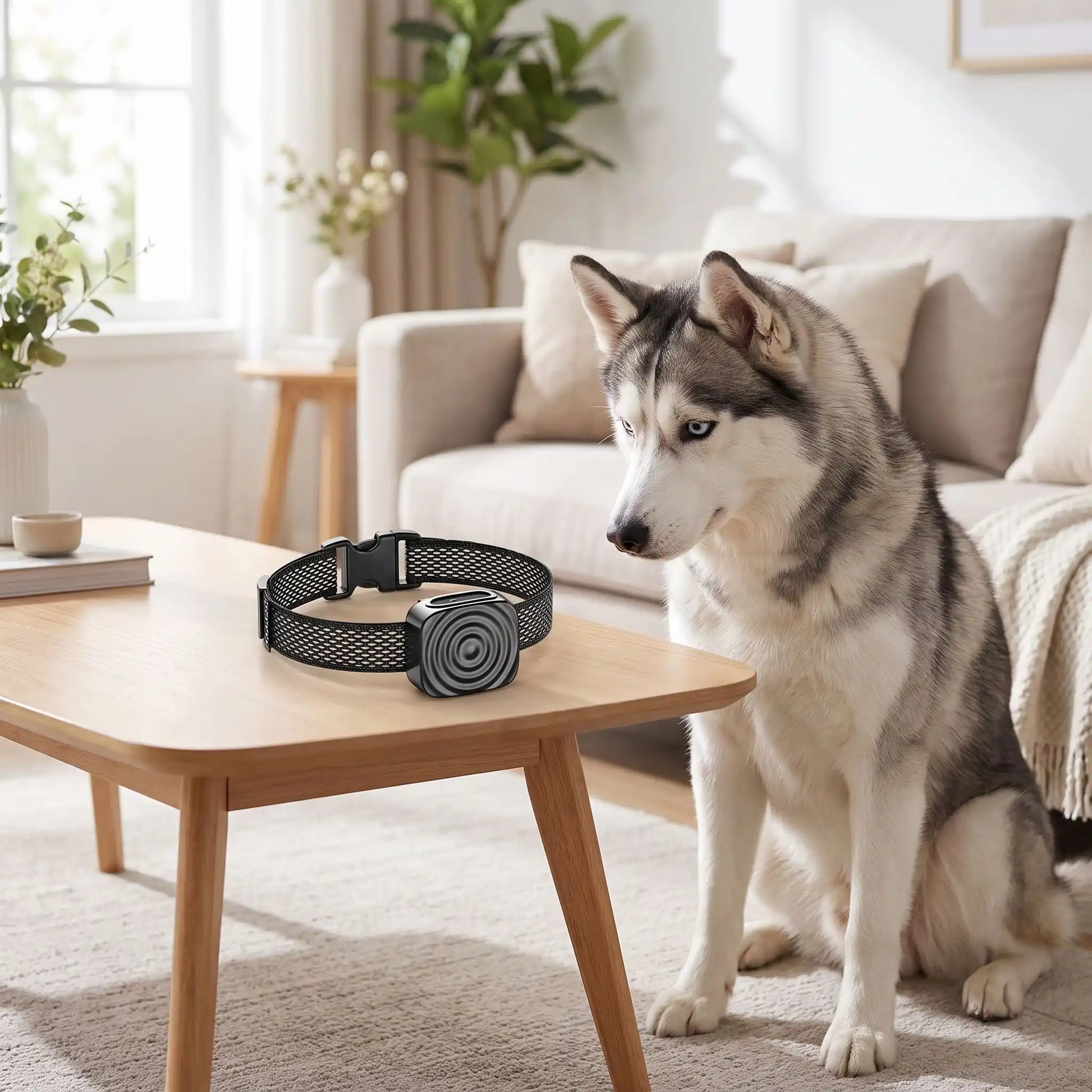collier chien anti aboiements husky calme