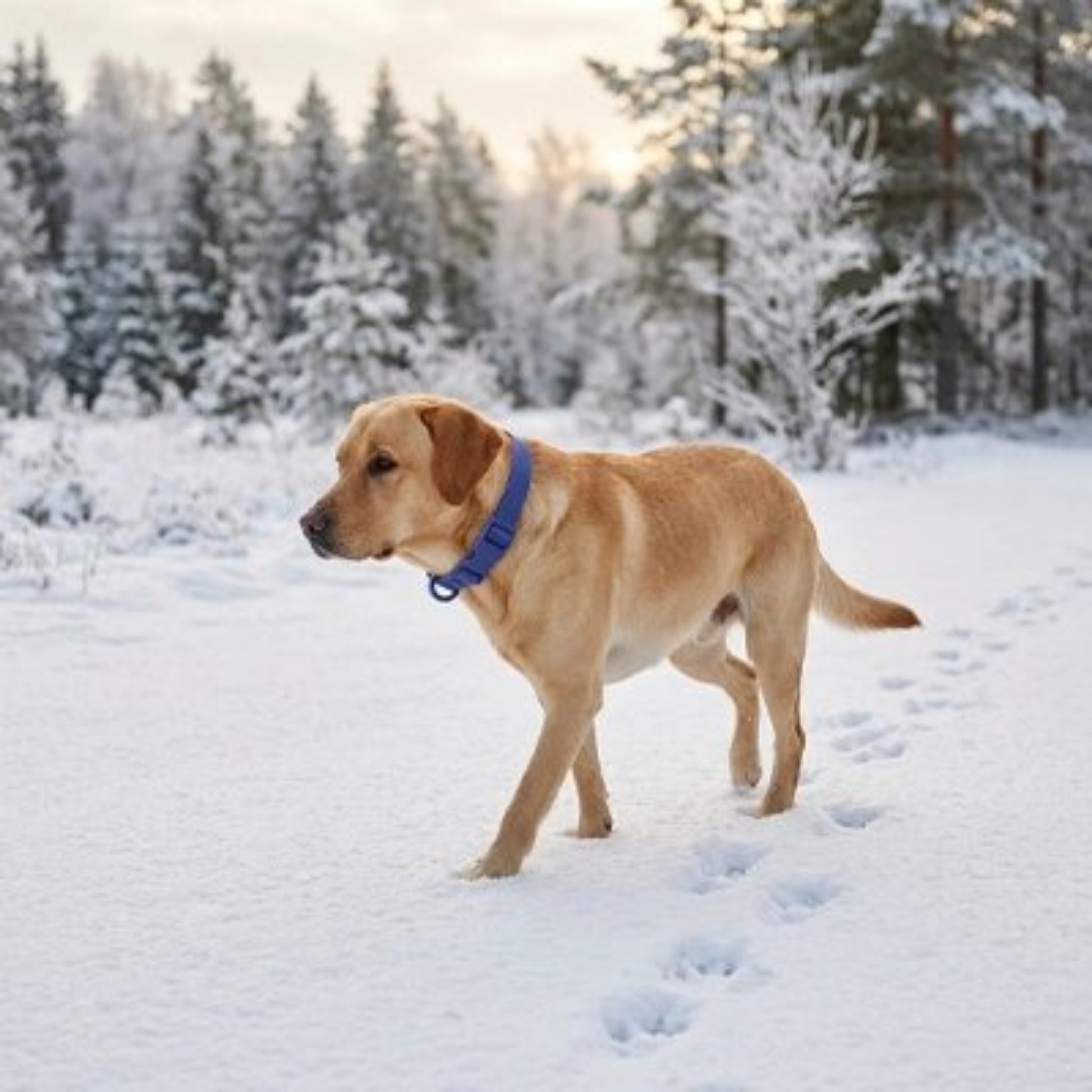 Collier pour Chien aussi dans la neige