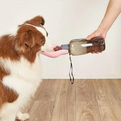 Gourde pour chien​ beige