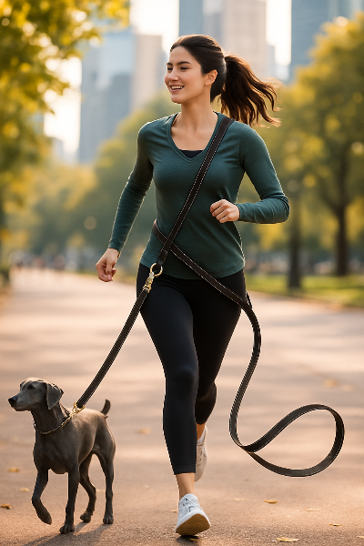 Laisse mains libres pour chien wow