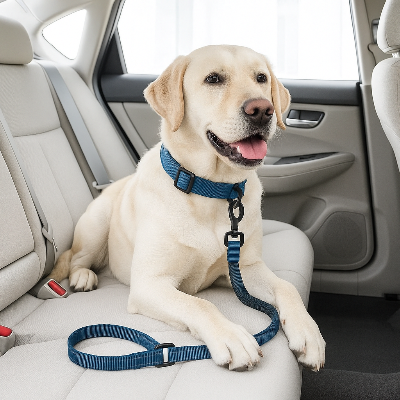 laisse pour chien abacule bleu