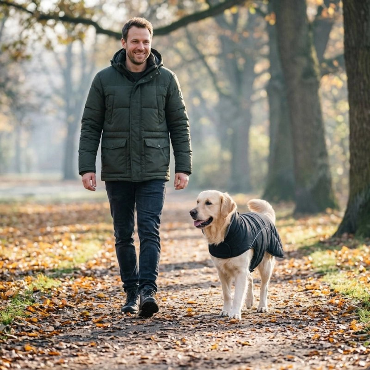 Manteau pour chien automne et au chaud en balade