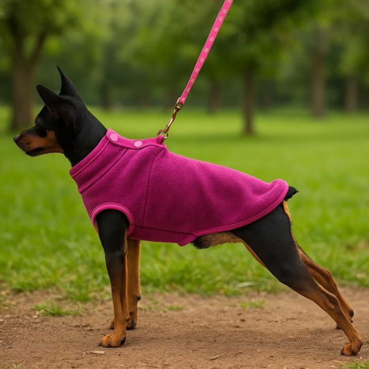 Manteau pour Chien couleur violet