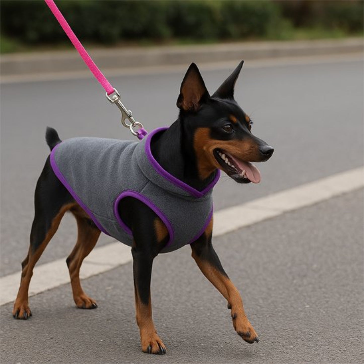 Manteau pour Chien gris fiere allure