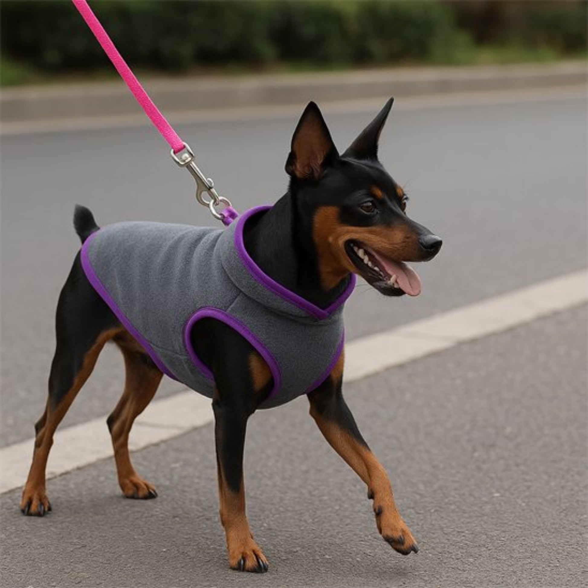 Manteau pour Chien gris fiere allure