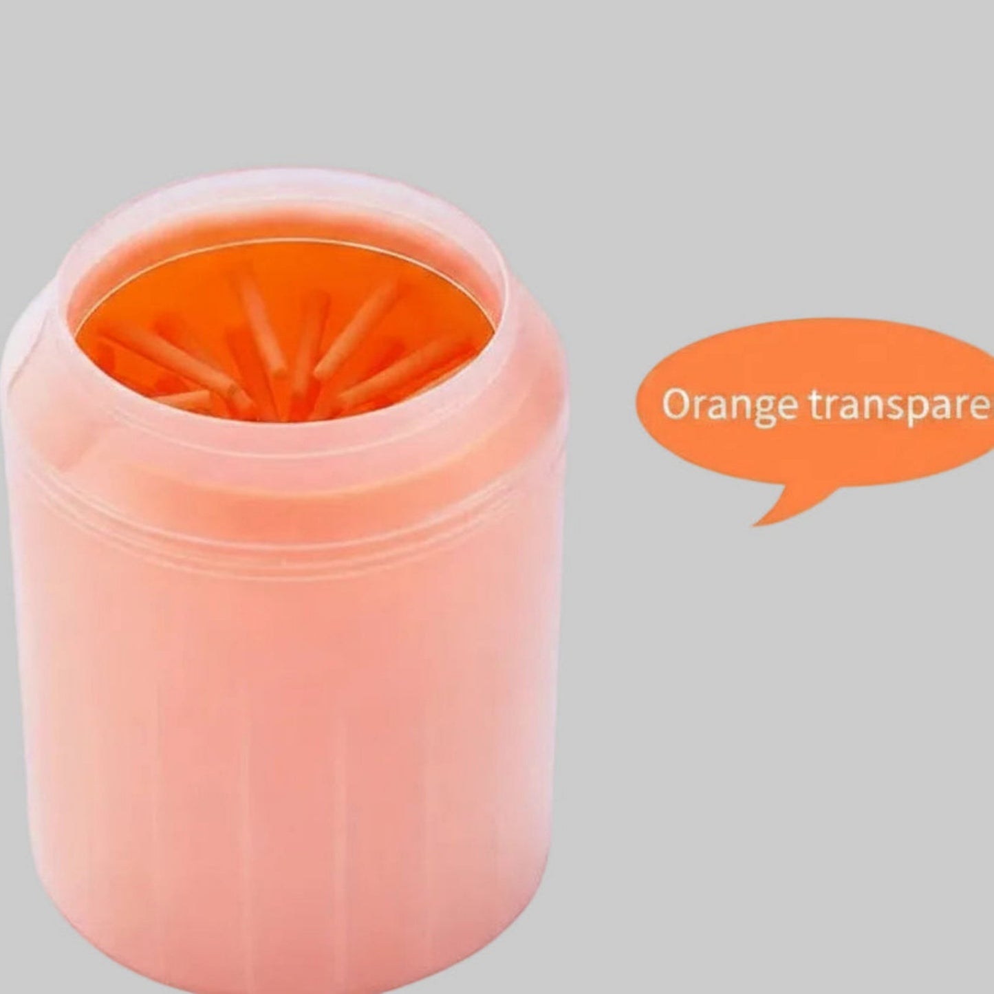 nettoyeur de pattes en silicone or