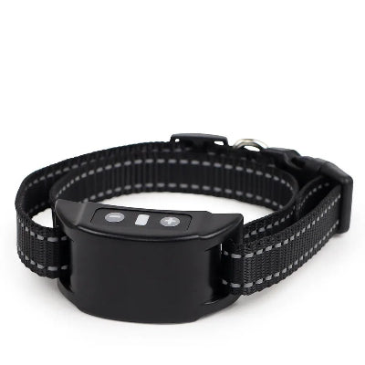 Noir collier anti aboiement pour chien 