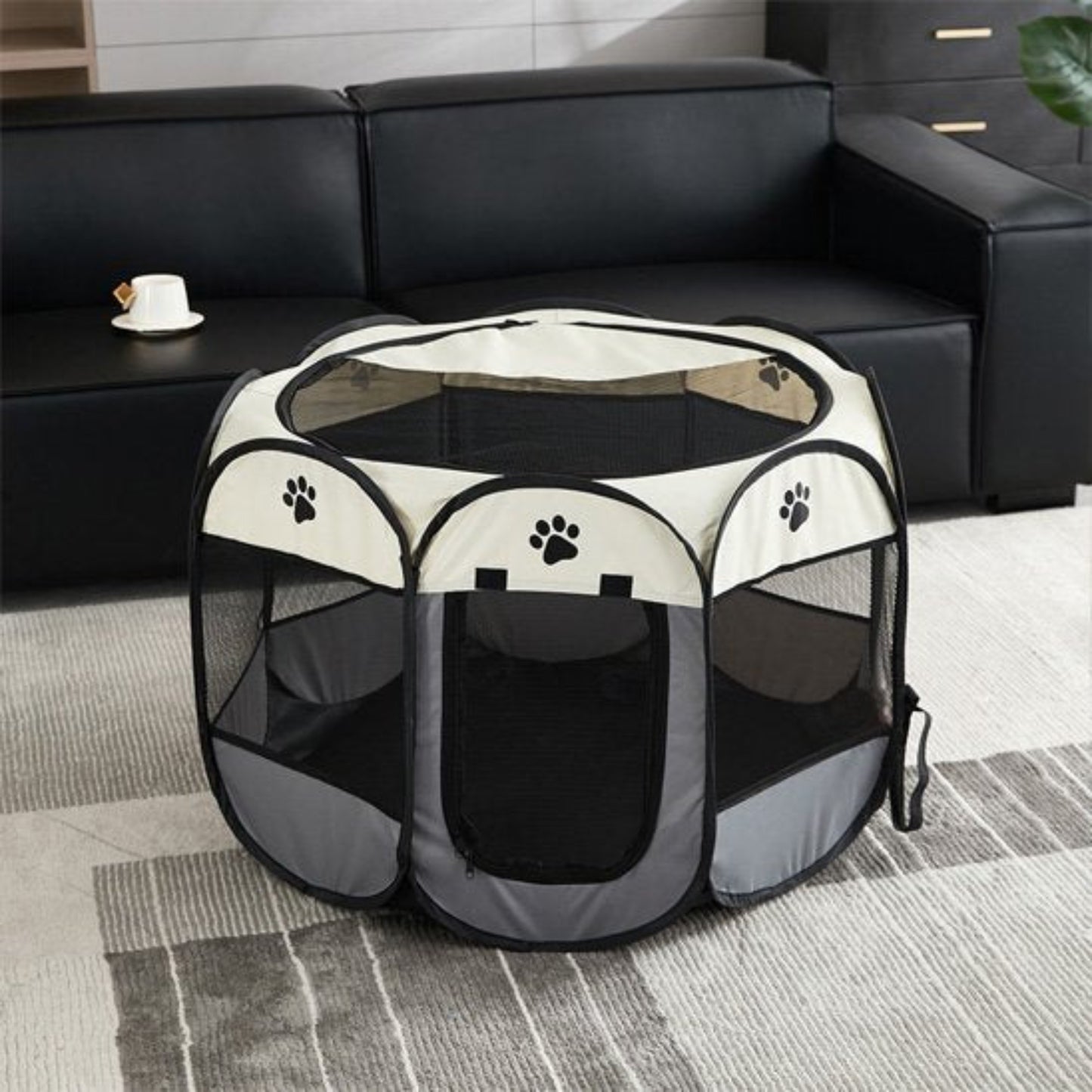 Parc pour chien pour sorti au camping