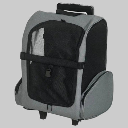 Sac à dos pour chien 2 en 1 belle présentation gris