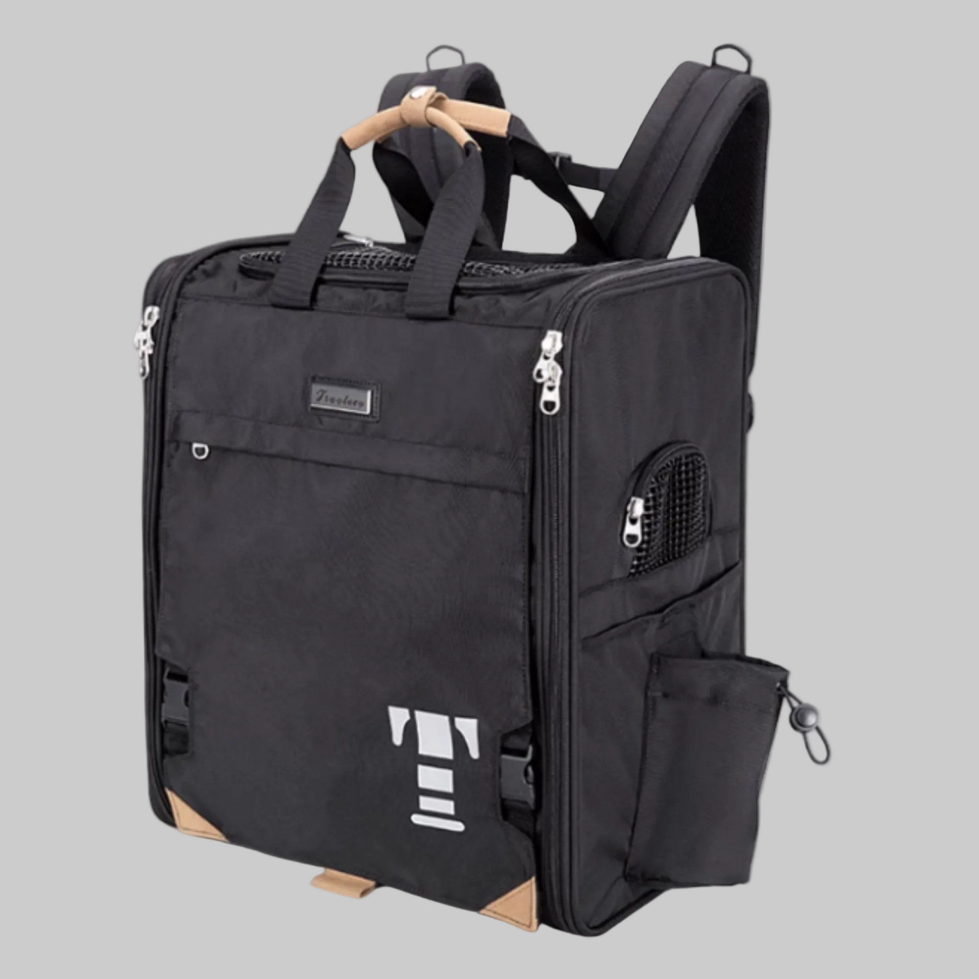 Sac à dos pour chien moto noir indispensable