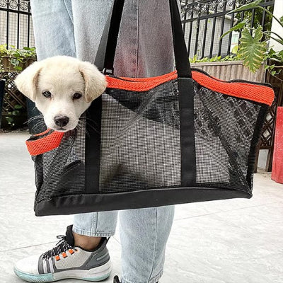 Sac de transport pour chiot rouge