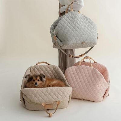 Trois couleurs sac pour transporter un chien voyage